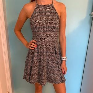 Patterned mini dress